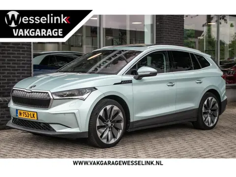Skoda Enyaq iV 80 First Edition High | Schuifdak | Leder | 21"velgen