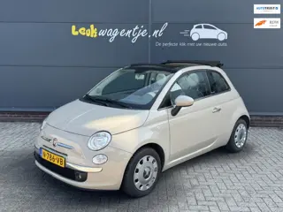 Fiat 500 C 0.9 TwinAir Lounge Cabrio *cappuccino *halfleder