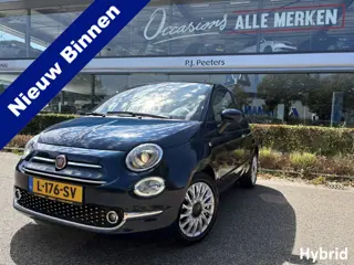 Fiat 500 1.0 Hybrid Lounge Panoramadak - Airco - Bluetooth - Cruise control - Parkeersensor achter -