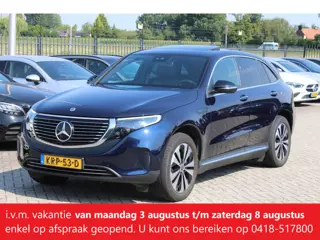 Mercedes-Benz EQC 400 4MATIC 80kWh (SOH 95.84%) Luxury LEDER SCHUIFDAK KEY-LESS GO TREKHAAK SFEER