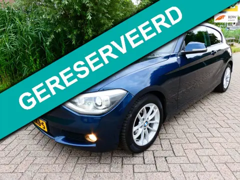 BMW 1-serie 116i 3-deurs 136pk 4-Cil. Airco Cruise Leder Navi Historie Geen import