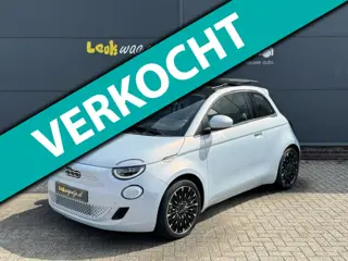 Fiat 500 e Icon 42 kWh *schuifdak *camera *stoelv. *keyless