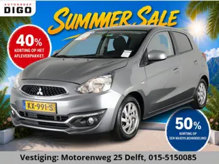 Mitsubishi Space Star 1.2 LIFE GRAYLINE 2e EIGENARESSE. CRUISE CONTROL. AIRCO.SPORTVELGEN.DAKSPOLER.