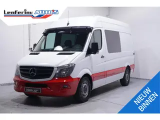 Mercedes-Benz Sprinter 316 CDI 163 pk Dubbel Cabine L2H2 Airco Cruise Control, Trekhaak, 270 Graden 