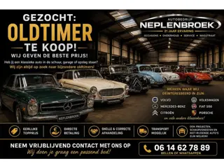✨ ✨ Gezocht: Oldtimer te koop!