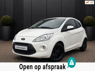 Ford Ka 1.2 BLACK&WHITE AIRCO APK 2028 ZWARTE VELGEN
