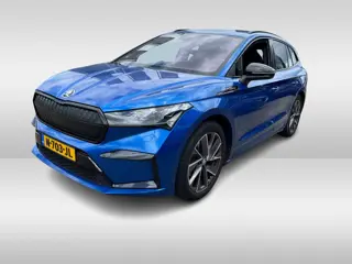 Škoda Enyaq iV 60 Sportline / Trekhaak / Camera / Leer&Alcantara / Keyless / 20'' / CarPlay / Matrix