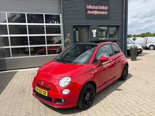 Fiat 500 0.9 TwinAir Lounge Cabrio Leer
