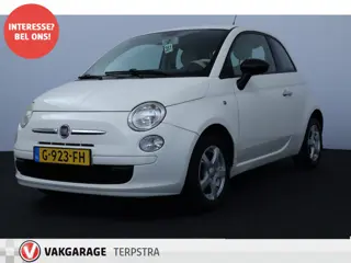 Fiat 500 1.2 Naked/ 4-Cilnder/ 14'' LMV/ Stuurbekr./ C.V. Afstand/ Elek. pakket/ Radio-CD/ Chroom/ G