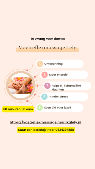 Voetreflexmassage & Ontspanningsmassage Zwaag
