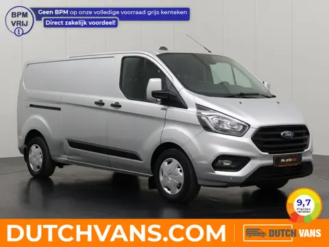 Ford Transit Custom 2.0TDCi 130PK Lang | Achterdeuren | Multimedia | Airco | Leder | Cruie | 3-Zits