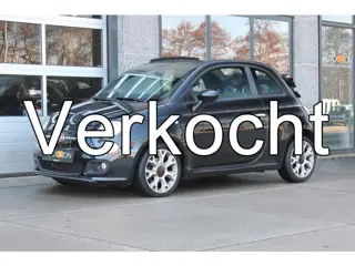 Fiat 500 0.9 TwinAir Turbo 500S Cabriolet Sportstoelen Leder