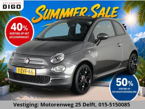 Fiat 500 C 0.9 TwinAir Turbo 500S Cabrio | Climate Control | Sportstoelen Half Leder | Lichtmetalen 