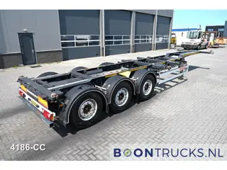 Kässbohrer MULTICONT | 2x20-30-40-45ft HC * EXTENDABLE REAR * SAF/DISC * NL TRAILER * APK 01-2027