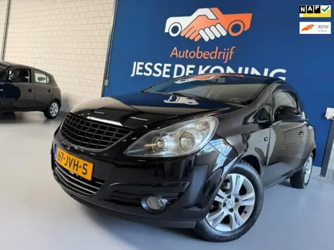 Opel Corsa 1.2-16V Edition /bj.2009 / kleur: zwart / NAP met 146180 km./ APK tot 07/2027 / airco / s