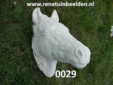 Paarden hoofd om op te hangen. nr 0029.