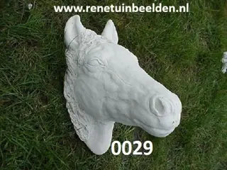 Paarden hoofd om op te hangen. nr 0029.