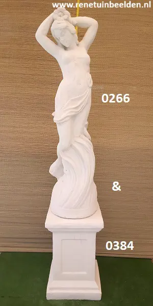 Vrouw met zuil. nr 0266 & 0384.