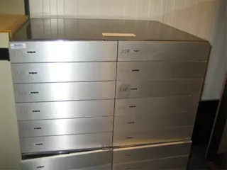 Bank kluis lockers