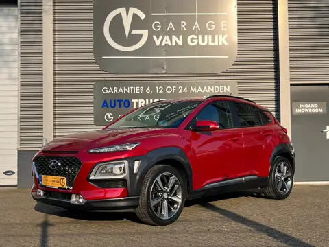 Hyundai Kona 1.0T 120PK Trekhaak,Navi,Clima,Cruise,Isofix,PanoDak,StoelVerkoeling/Verwarming,StuurVe