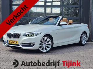 BMW 2 Serie Cabrio 220i High Executive | Navi | Lederen sportstoelen | Afn. Trekhaak | Harman/Kardon