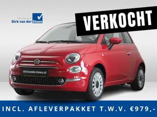 Fiat 500C 1.0 Hybrid Dolcevita | Apple CarPlay/ Android Auto | Parkeersensoren Achter | Climate Cont