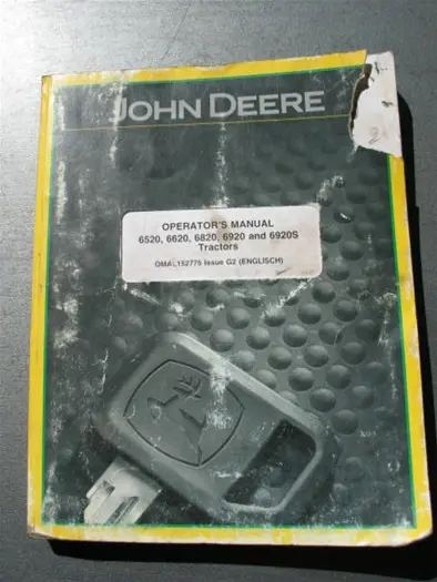 Manual JD 6520/6620/6820/6920 and 6920S