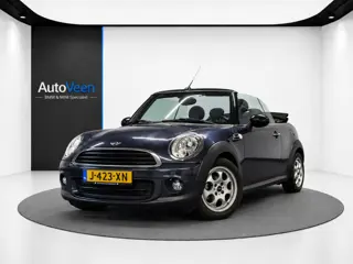 Mini Mini Cabrio 1.6 One Salt (STOELVERWARMING, NAVI, HALF LEDER, PARKEERSENSOREN, GOED ONDERHOUDEN)