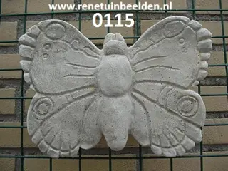 Vlinder. Decoratie beelden voor binnen en buiten. nr 0115.