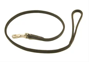 Julius K9 zadel leren lijnen 16 mm breed