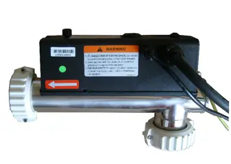 Verwarming RVS 1500W met druk schakelaar haaks LX H15-R2