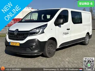 Renault Trafic 2.0 dCi 120 T29 L2H1 Dubbel Cabine Work Edition | € 9.950,- NETTO! | Euro 6 | Airco |