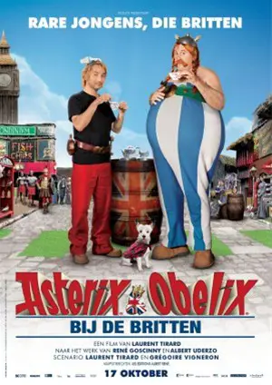 ASTERIX en OBELIX BIJ DE BRITTEN filmposter.