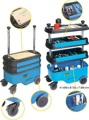 Te Koop Professionele metalen inklapbaar gereedschapswagen