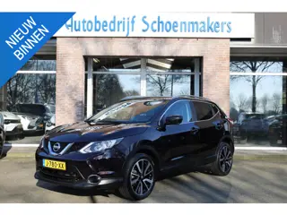 Nissan Qashqai 1.2 Tekna CARPLAY STOELVERW. 360-CAMERA DAB HALFLEER 19"LMV NAVI CRUISE 2xPDC CLIMA E