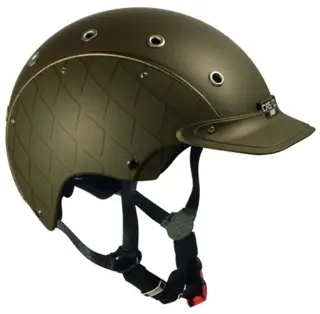 CASCO Champ rijhelm, Bronzeolive-Titan, L/XL (58-62cm)