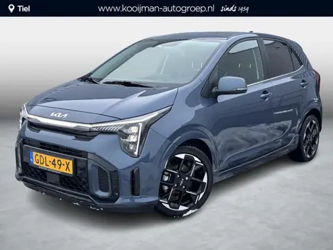 Kia Picanto 1.0 DPI GT-Line Unieke auto! Schuif/kanteldak, Lederen bekleding, Dodehoekdetectie, Stoe