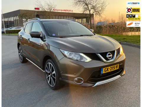 Nissan Qashqai 1.2 Tekna, Aut, Trekhaak, Pano, Stoelverw, Leder, Cam, Pdc, Navi, Geen import, Nap, V