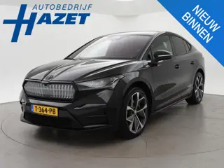 Skoda Enyaq Coupé iV 80 RS 300 PK RS 4WD SOH 91% + CRYSTAL LIGHT | ELEK. TREKHAAK | STOELVERW. V+A |