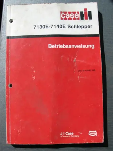 Manual Case 7130E - 7140E