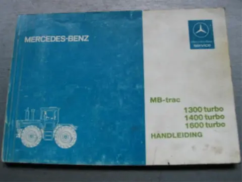 Manual MB-trac Turbo 1300/1400 / 1600T