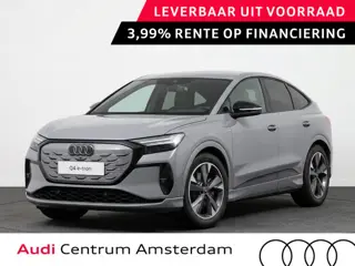 Audi Q4 Sportback e-tron S edition 63 kWh 204 pk | Techniekpakket plus | Optiekpakket zwart-glanzend