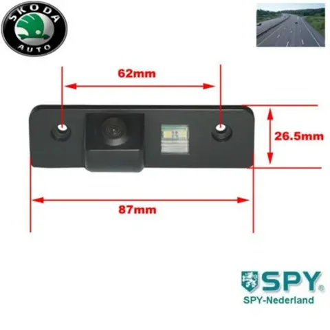 Skoda achteruitrijcamera systeem SPY