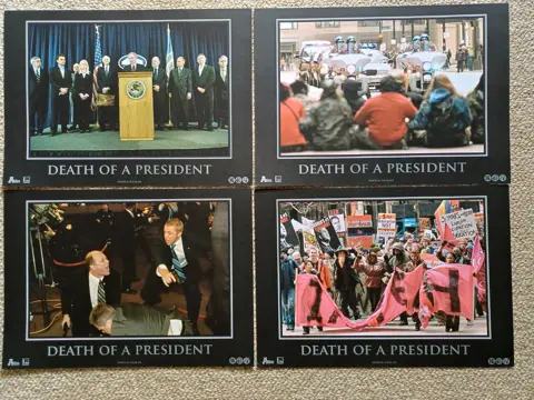 DEATH OF A PRESIDENT lobbycard set.