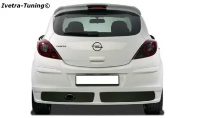 **IVETRA-TUNING**Achterbumperspoiler Opel Corsa D (3D)