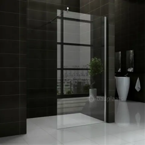 Douchewand Florida douche wand badkamer glas glazen 100cm D