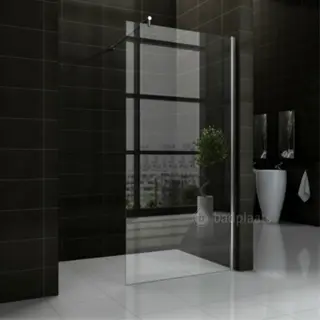 Douchewand Florida douche wand badkamer glas glazen 100cm D