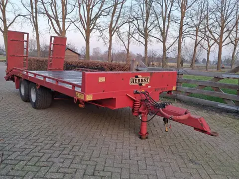 Herbst Oprijwagen/dieplader 10 ton (bj 2009)