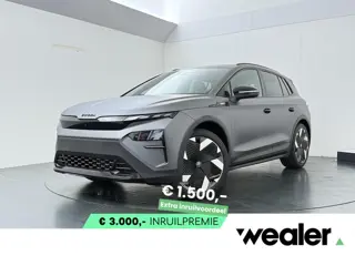 Škoda Elroq 85 RS 4X4 340 PK | Adaptief Onderstel | Graphite grey matt | Trekhaak | Head-up display 