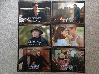 CLOSING THE RING lobbycard set.